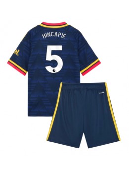 Arsenal Piero Hincapie #5 Auswärts Trikotsatz für Kinder 2026-27 Kurzarm (+ Kurze Hosen)